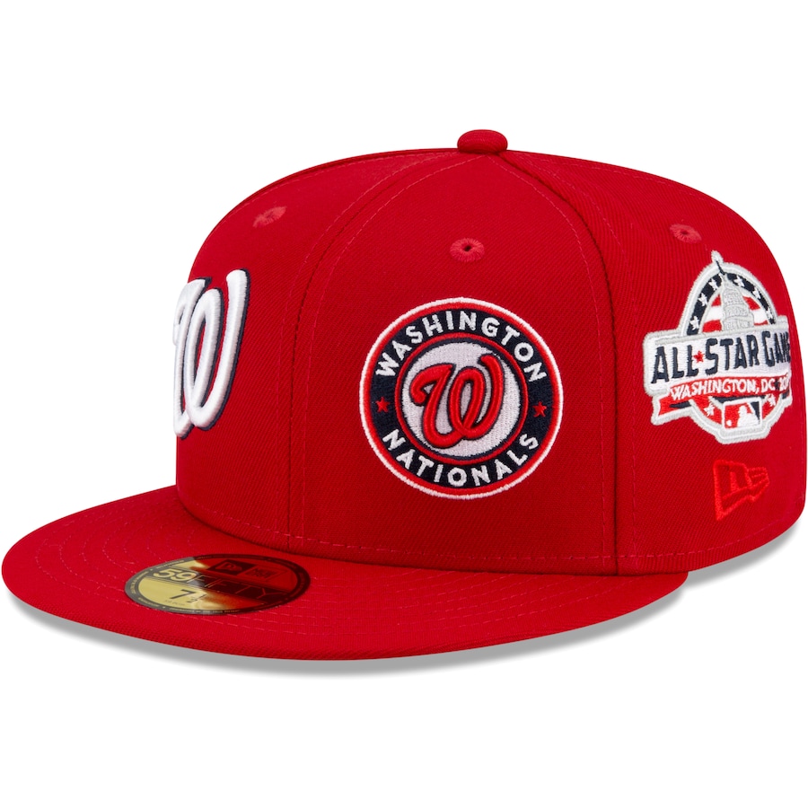 NEW ERA WASHINGTON NATIONALS PATCH PRIDE 59FIFTY FITTED EMBROIDERED CASUAL BASEBALL CAP