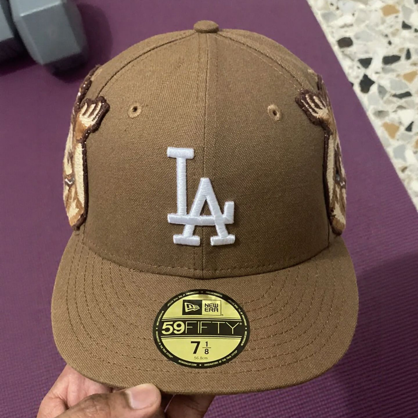 NEW ERA JON STAN X LA LOS DODGERS FITTED EMBROIDERED CASUAL BASEBALL CAP