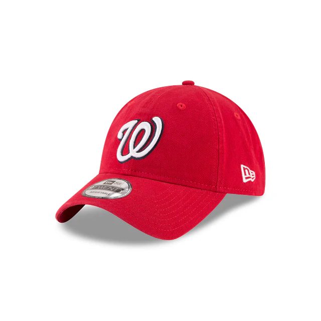 NEW ERA 9 FORTY MEN'S BASEBALL CAP MLB WASHINGTON NATIONALS LEAGUE RED-ADJUSTABLE HAT