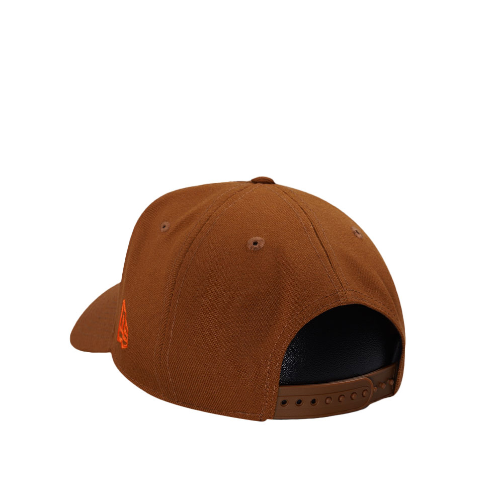 NEW ERA 59FIFTY SAN FRANCISCO GIANTS HARVEST BROWN BLACK CLAMP CAP-BLACK & ORANGE