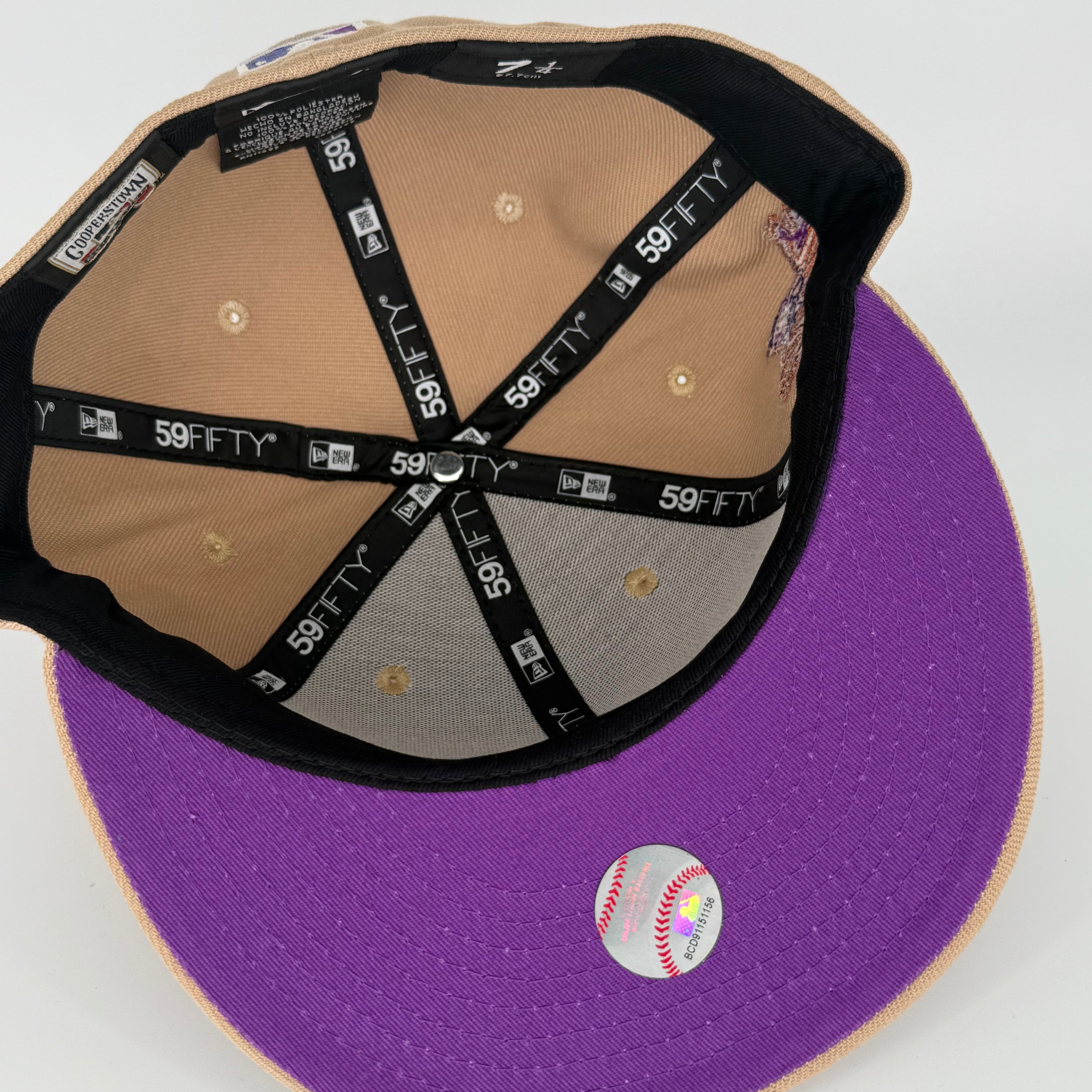 NEW ERA PB&J CAMEL SAN DIEGO SD PADRES 1998 WORLD SERIES 59 FITTED HAT CAP