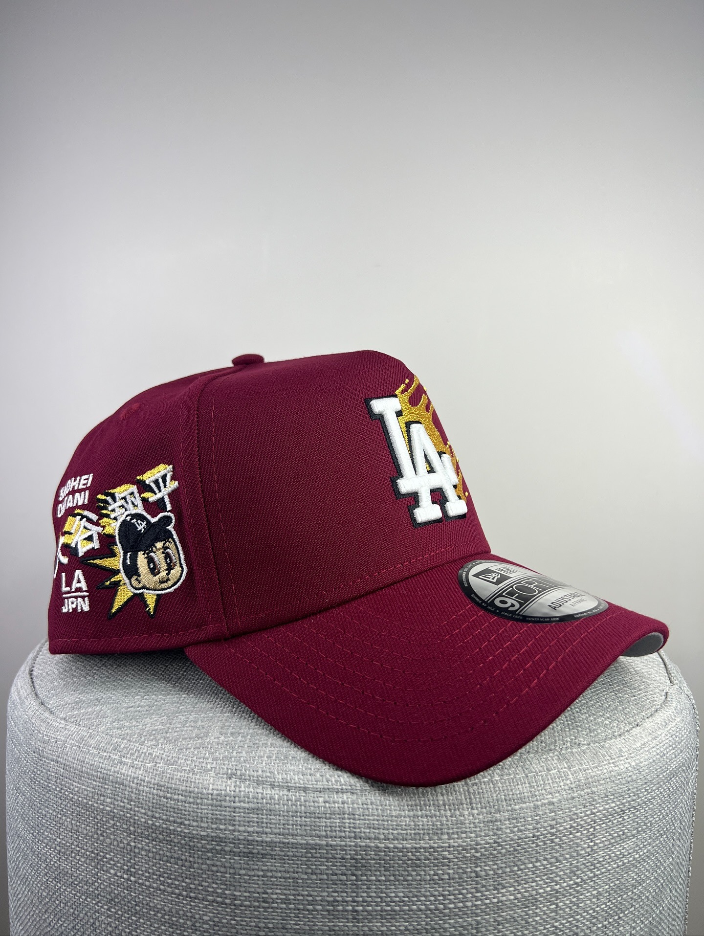 NEW ERA LOS ANGELES DODGERS OHTANI RED PRIME EDITION 9FORTY A FRAME SNAPBACK CAP