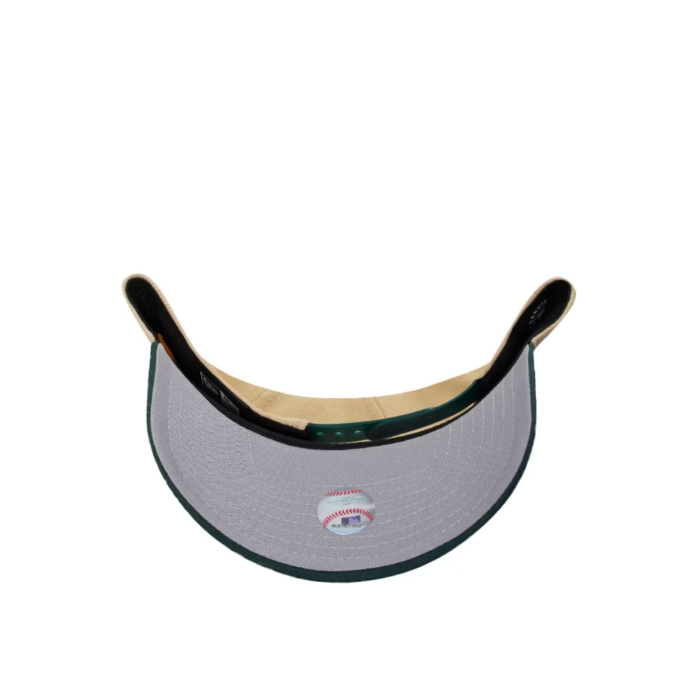 NEW ERA OAKLAND ATHLETICS RICKEY HENDERSON FIELD VEGAS GOLD TWO TONE 9FORTY A FRAME SNAPBACK HAT