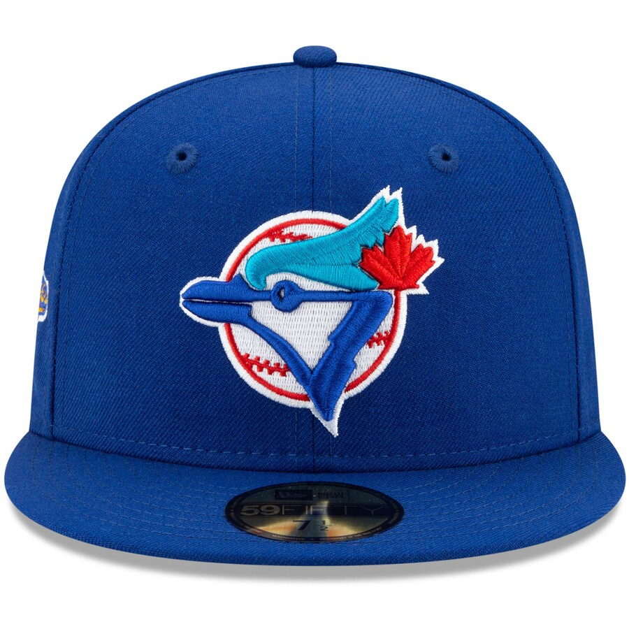 NEW ERA TORONTO BLUE JAYS ROYAL 1993 WORLD SERIES PAISLEY 59FIFTY EMBROIDERED CASUAL BASEBALL CAP