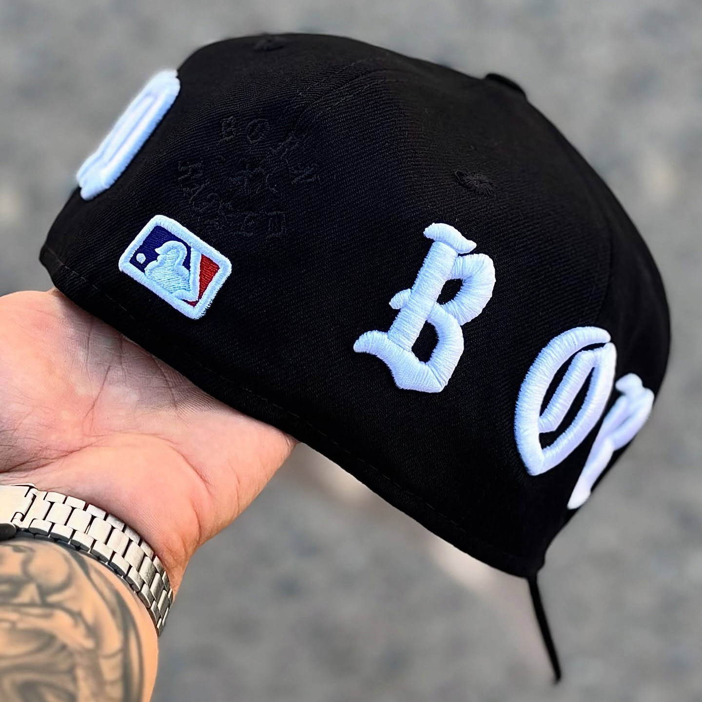 NEW ERA LA DODGERS X BORN RAISE FITT EMBROIDERED CASUAL BASEBALL CAP