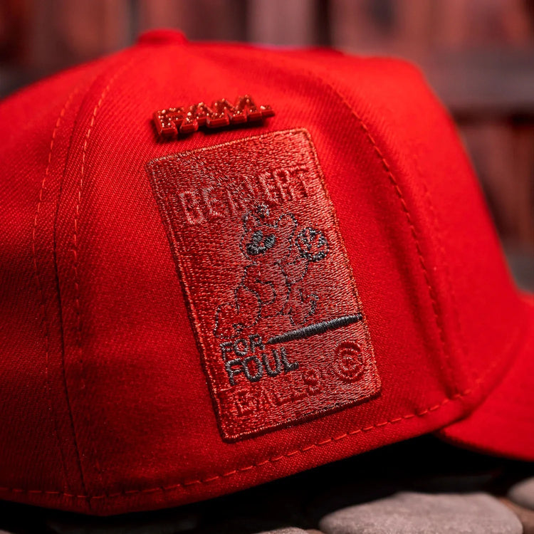 CHICAGO CUBS MLB RED GRAY UV / NEW ERA 9FORTY A-FRAME