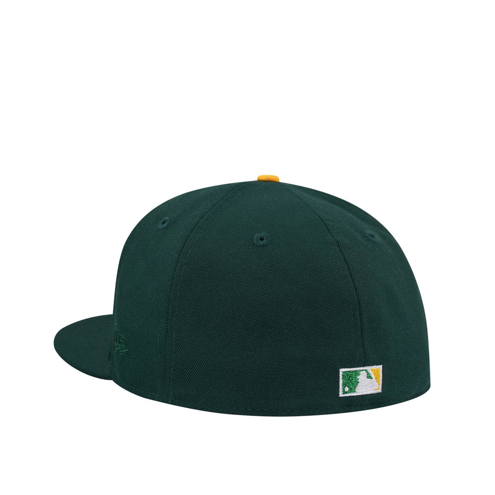 NEW ERA OAKLAND ATHLETICS 40TH ANNIVERSARY METAL GREEN TWO-TONE 59FIFTY FIT CAP