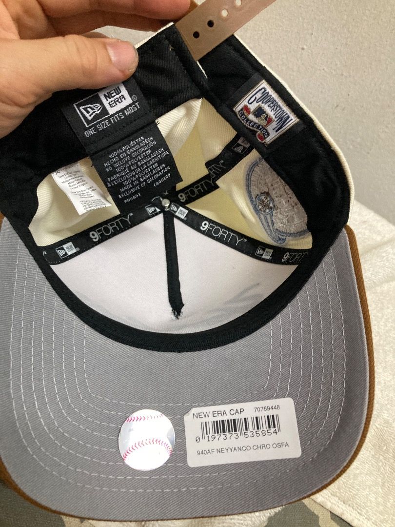 NEW ERA 9FORTY A-FRAME MLB NEW YORK YANKEES SUBWAY SERIES 2000 TWO TONE / GREY UV CAP