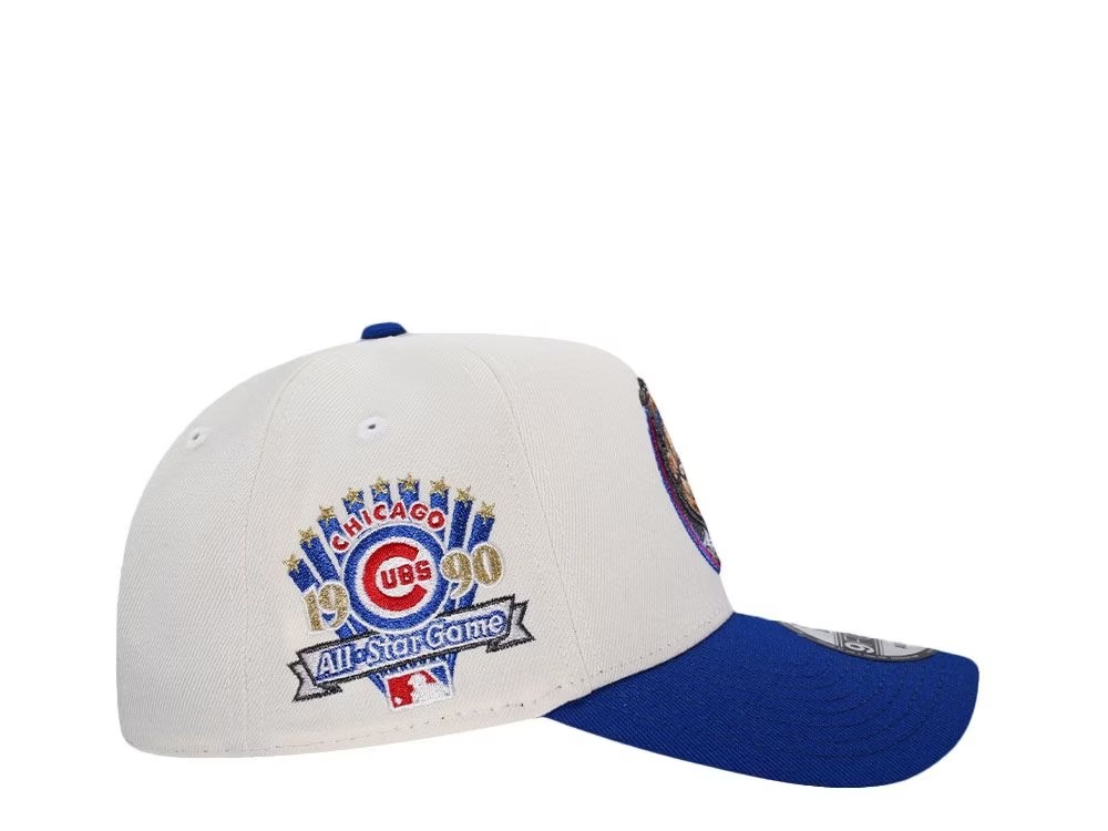 NEW ERA CHICAGO CUBS ALL STAR GAME 1990 CHROME TWO TONE EDITION 9FORTY A FRAME SNAPBACK HAT