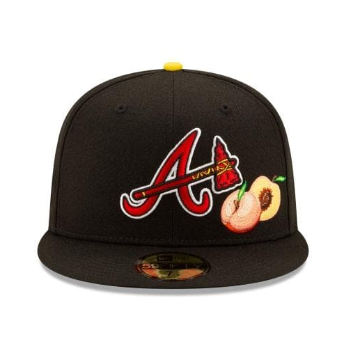 NEW ERA OFFSET X ATLANTA BRAVES EMBROIDERED CASUAL BASEBALL CAP