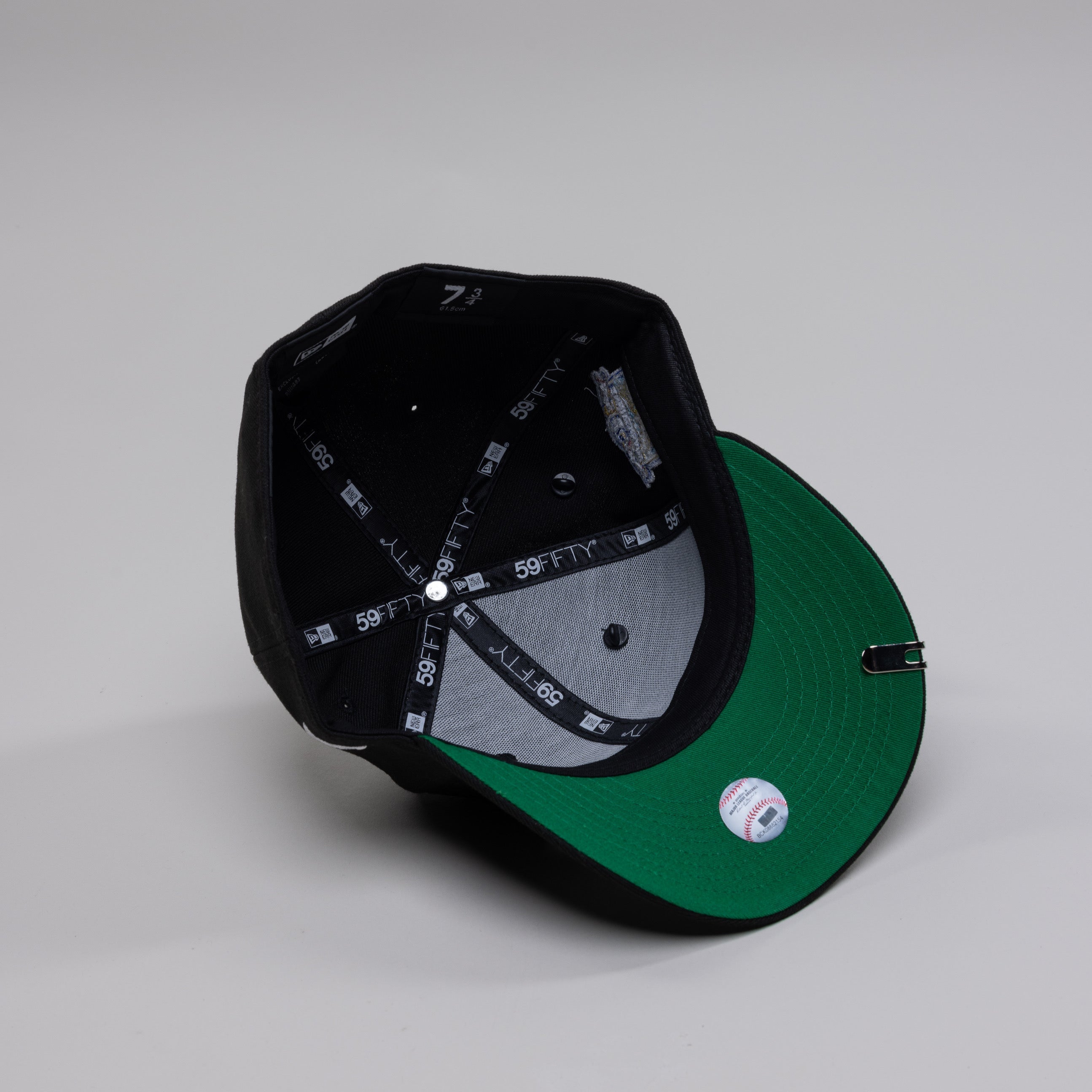 NEW ERA EXCLUSIVE 59FIFTY BLACK UPSIDE DOWN LOS ANGELES DODGERS W/ 40TH ANNIVERSARY SIDE PATCH
