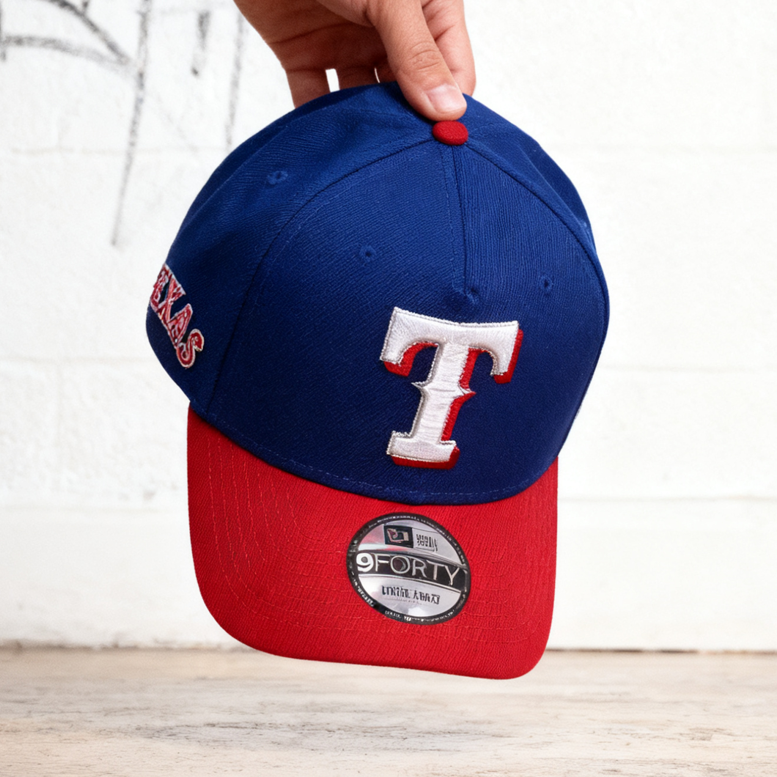 NEW ERA NAVY BLUE & RED-TEXAS DALLAS RANGERS 9FORTY TRUCKER