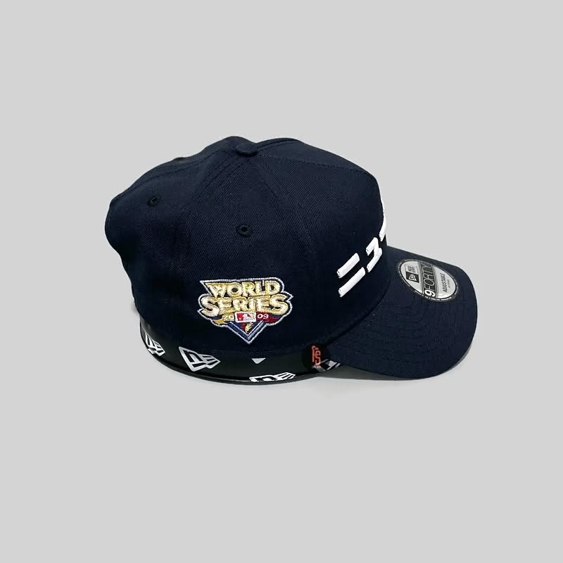 NEW ERA NEW YORK YANKEES WORLD SERIES 2009 NAVY 9FORTY A FRAME SNAPBACK CAP
