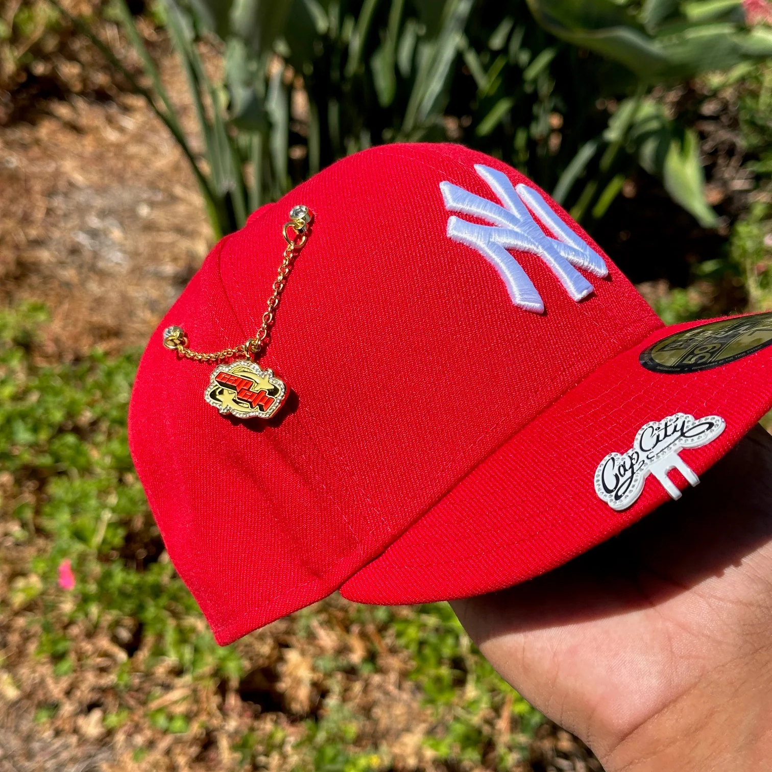 NEW ERA EXCLUSIVE 59FIFTY RED NEW YORK YANKEES