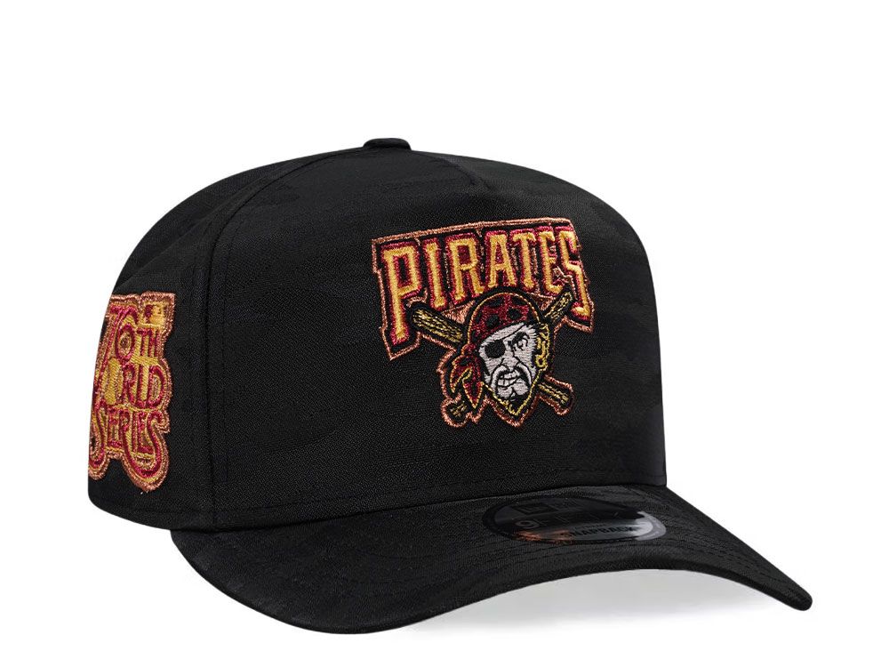NEW ERA PITTSBURGH PIRATES WORLD SERIES 1979 MIDNIGHT CAMO EDITION 9FIFTY A FRAME SNAPBACK HAT