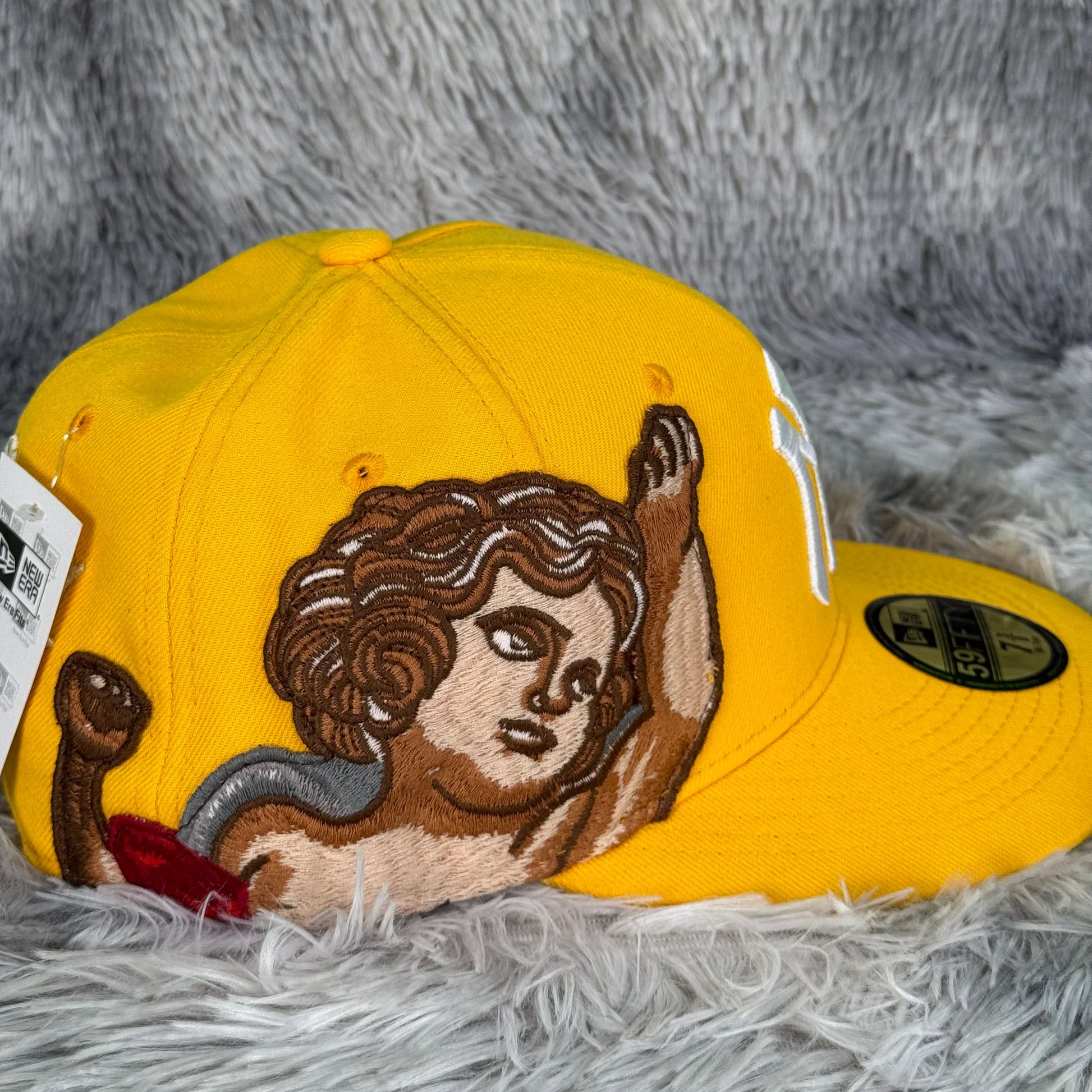 NEW ERA NEW YORK YANKEES JON STAN YELLOW EMBROIDERED CASUAL BASEBALL CAP