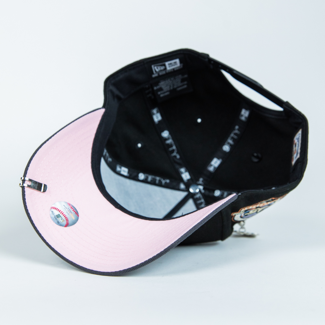 NEW ERA 9FIFTY A-FRAME BLACK/ GREY HOUSTON ASTROS W/ 45TH ANNIVERSARY SIDE PATCH