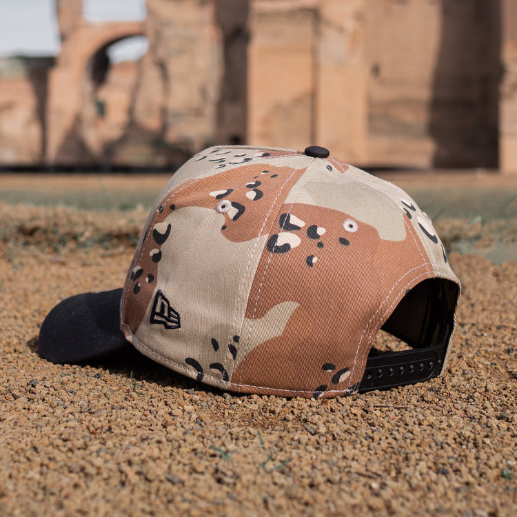 EXCLUSIVE 9FORTY A-FRAME LOS ANGELES DODGERS 2024 WORLD SERIES DESERT CAMO – NEW ERA CAP