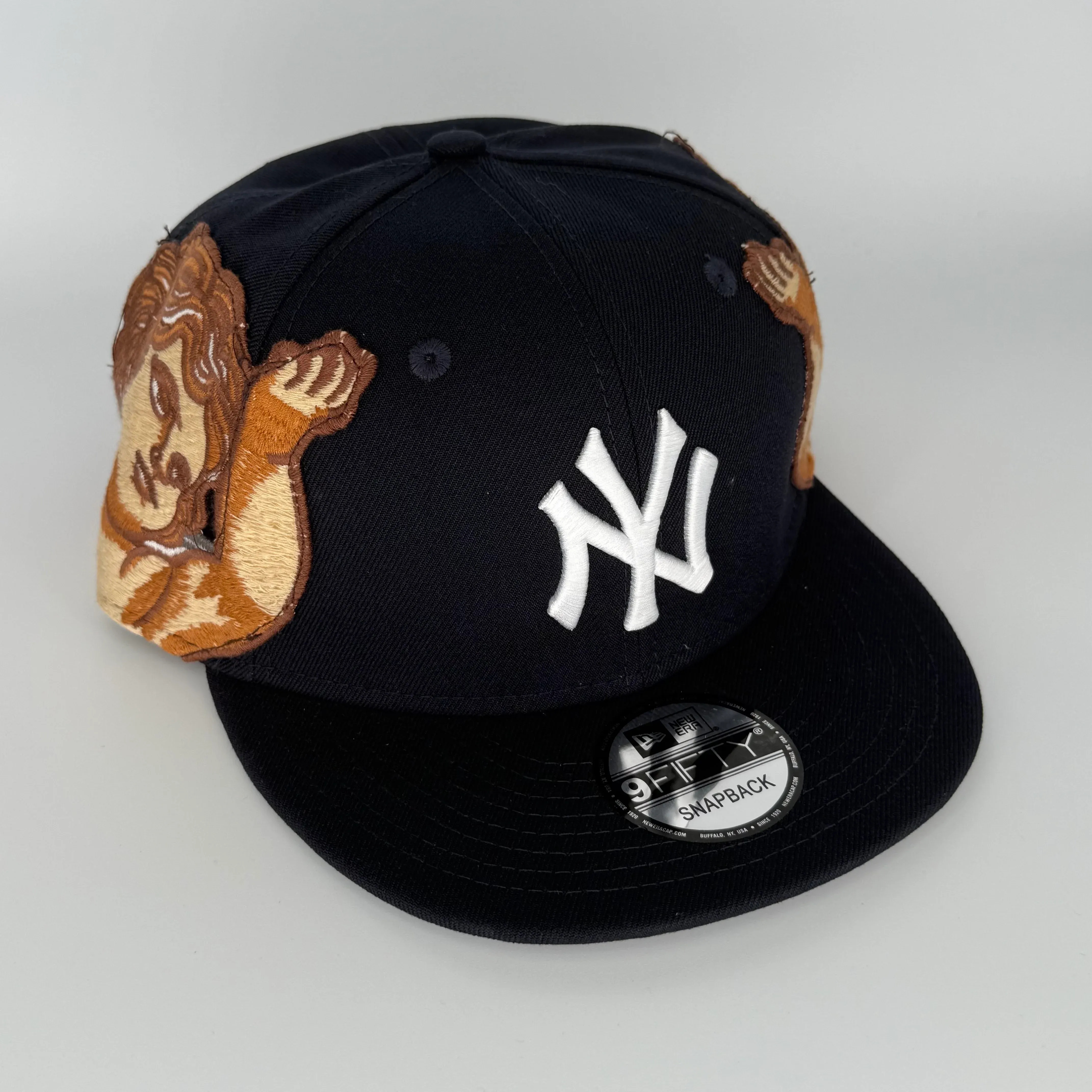 NEW ERA BLACK NEW YORK NY YANKEES SNAPBACK JON STAN HYPE 59 FITTED HAT RARE EXCLUSIVE