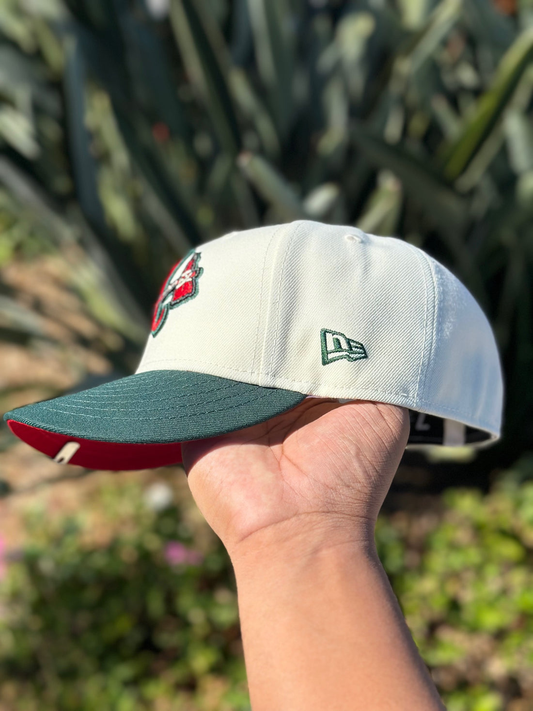 NEW ERA EXCLUSIVE 9FIFTY CHROME WHITE/FORET GREEN ATLANTA BRAVES W/ 2000 ALL STAR GAME PATCH