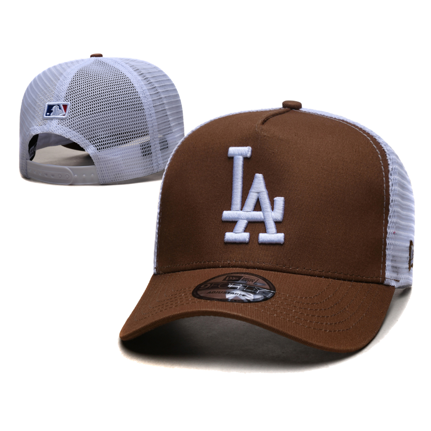 NEW ERA LOS ANGELES DODGERS COLORED WHITE MESH TYPE A WHITE TRUCK DRIVER-NEW ERA-MULTI-STYLE