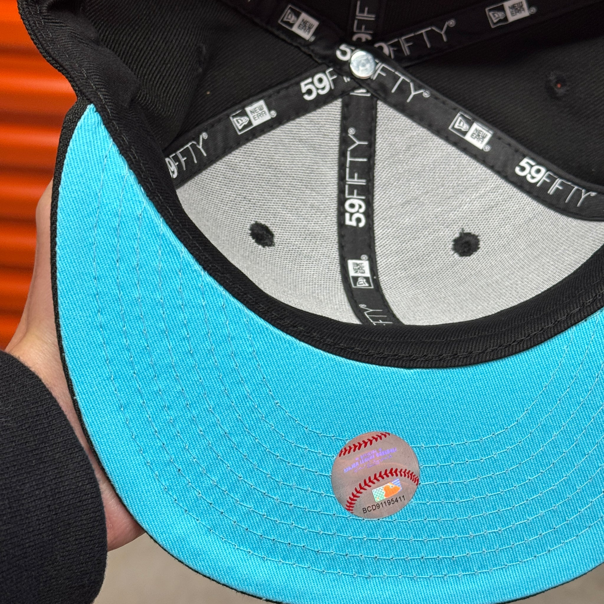 Black Blue Anaheim Los Angeles Angels 2010 All Star Game New Era Fitted Hat Cap