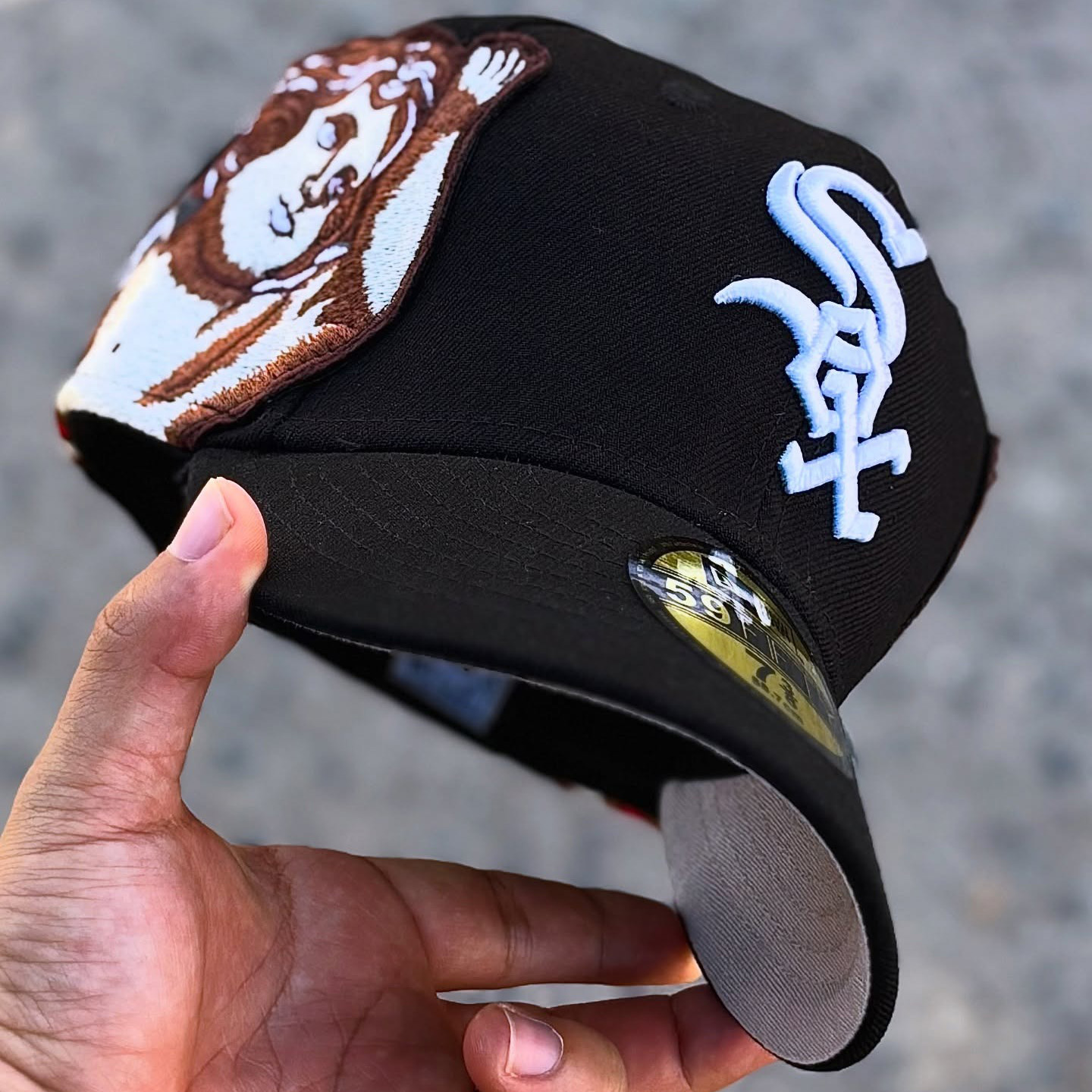 NEW ERA JON STAN FITTED WHITE SOX EMBROIDERED CASUAL BASEBALL CAP