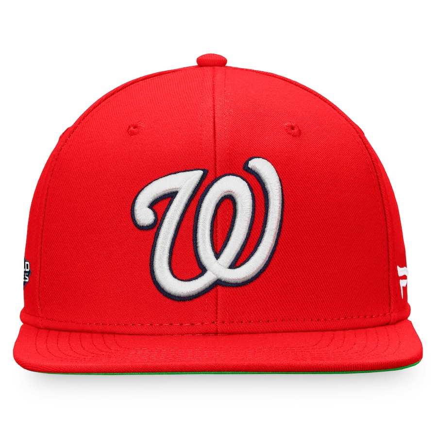 NEW ERA WASHINGTON NATIONALS FANATICS 2019 WORLD SERIES PATCH SNAPBACK HAT - RED