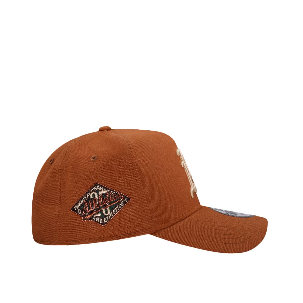 NEW ERA OAKLAND ATHLETICS 25TH ANNIVERSARY EARTHY COPPER EDITION 9FORTY A FRAME SNAPBACK CAP