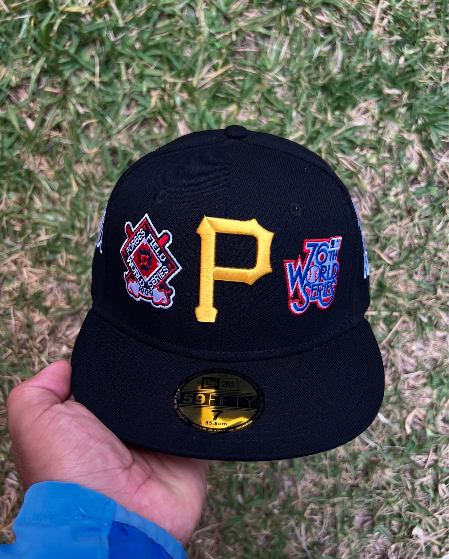 NEW ERA BLACK HISTORIC WORLD SERIES CHAMPIONS EMBROIDERED CASUAL BASEBALL CAP