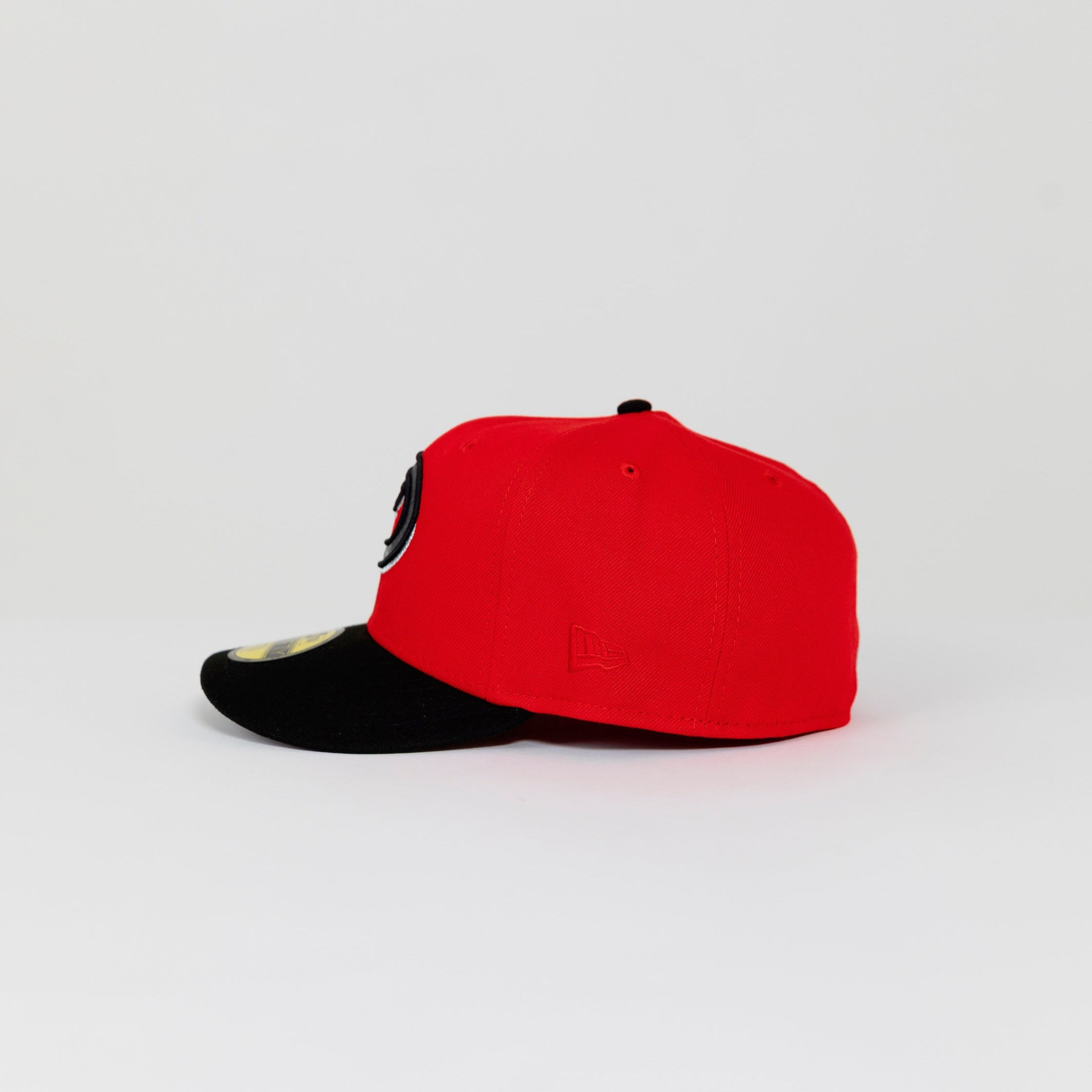 NEW ERA EXCLUSIVE 59FIFTY LAVA RED/ BLACK ARIZONA DIAMONDBACKS W/ 1998 INAUGURAL SEASON SIDE PATCH