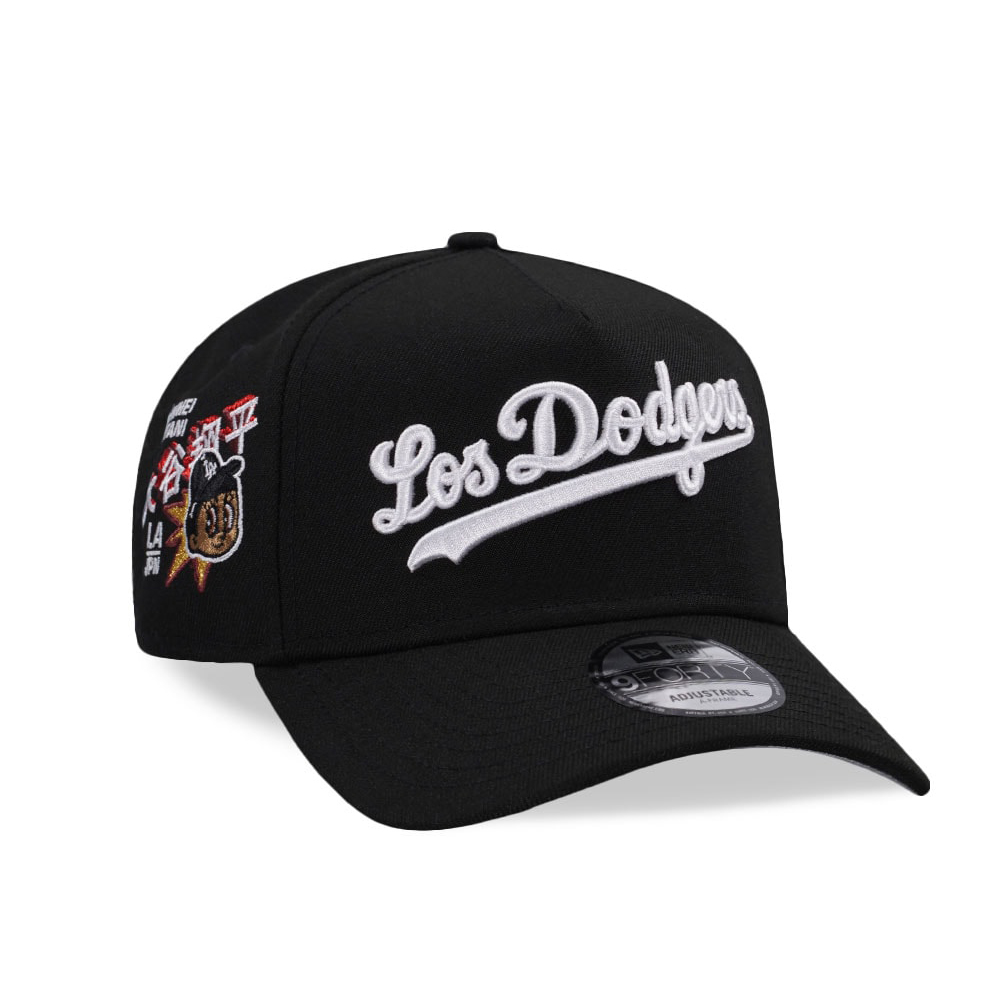NEW ERA LOS ANGELES DODGERS 100TH ANNIVERSARY STONE TWO TONE EDITION 9FORTY A FRAME TRUCKER SNAPBACK CAP