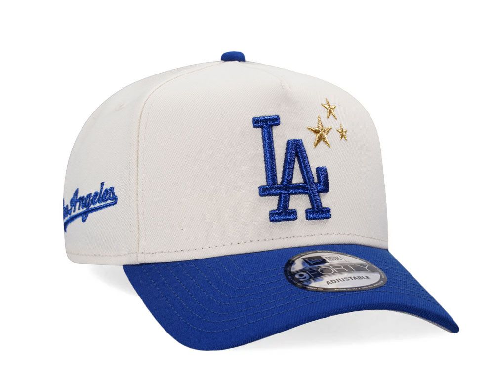 NEW ERA LOS ANGELES DODGERS CHROME TWO TONE EDITION 9FORTY A FRAME SNAPBACK HAT