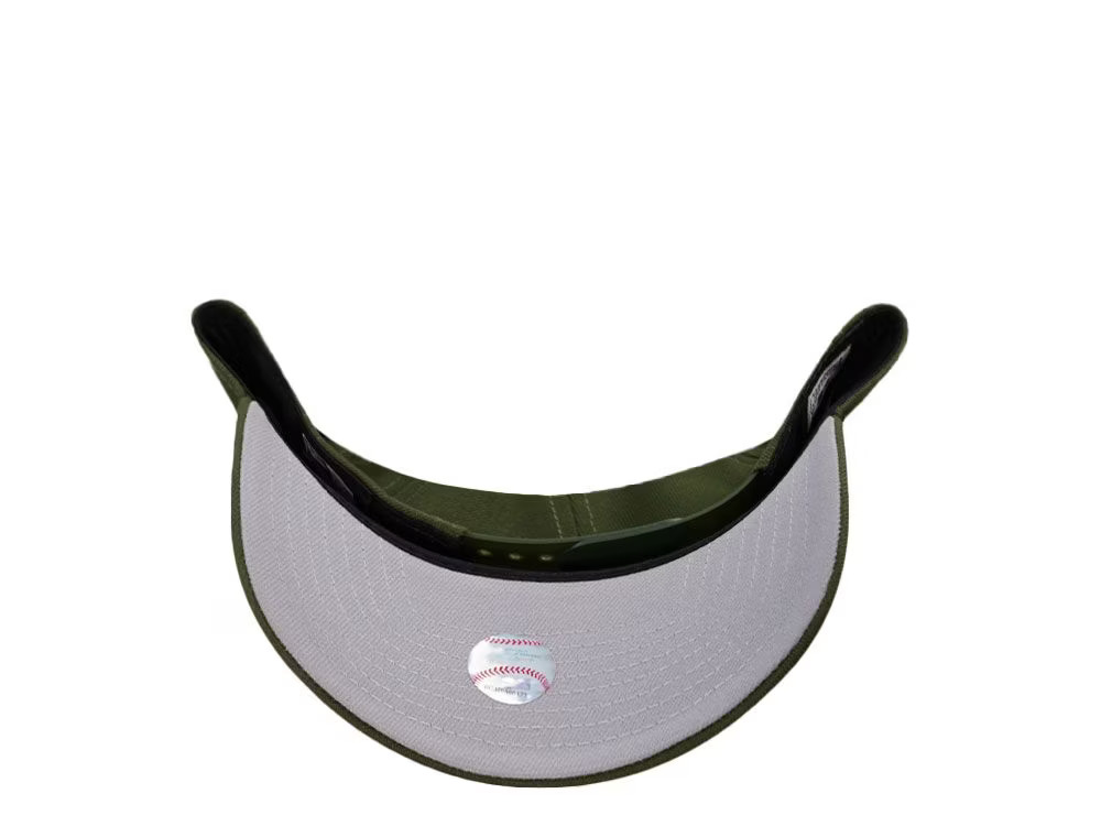 NEW ERA OAKLAND ATHLETICS 50TH ANNIVERSARY OLIVE COPPER 9FORTY A FRAME SNAPBACK CASQUETTE