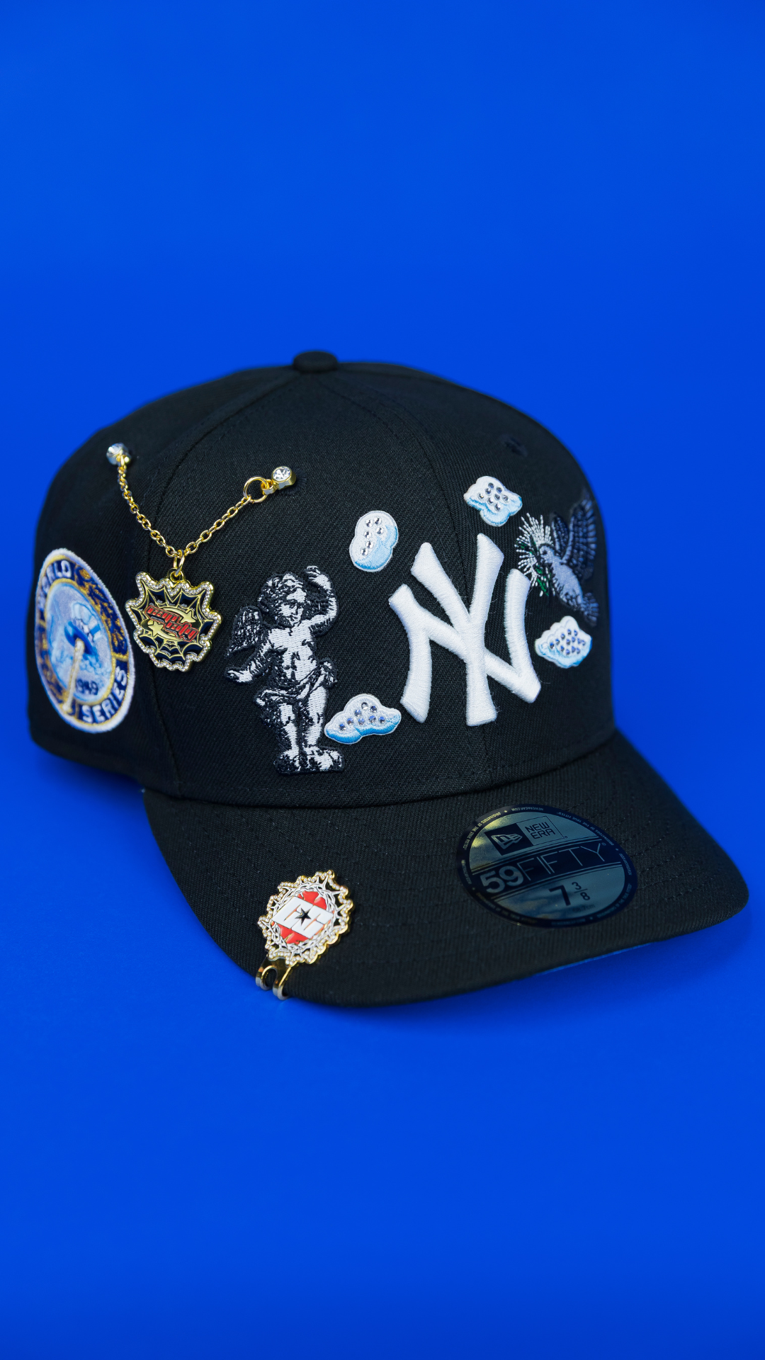 NEW ERA EXCLUSIVE 59FIFTY BLACK NEW YORK YANKEES 