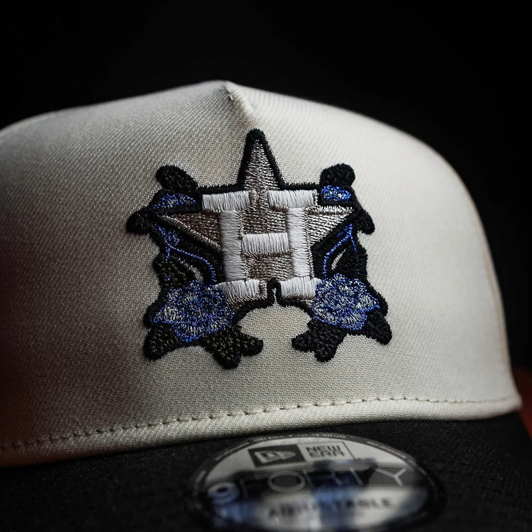 NEW ERA 9FORTY A-FRAME MLB HOUSTON ASTROS CHROME WHITE / GRAY UV SNAPBACK