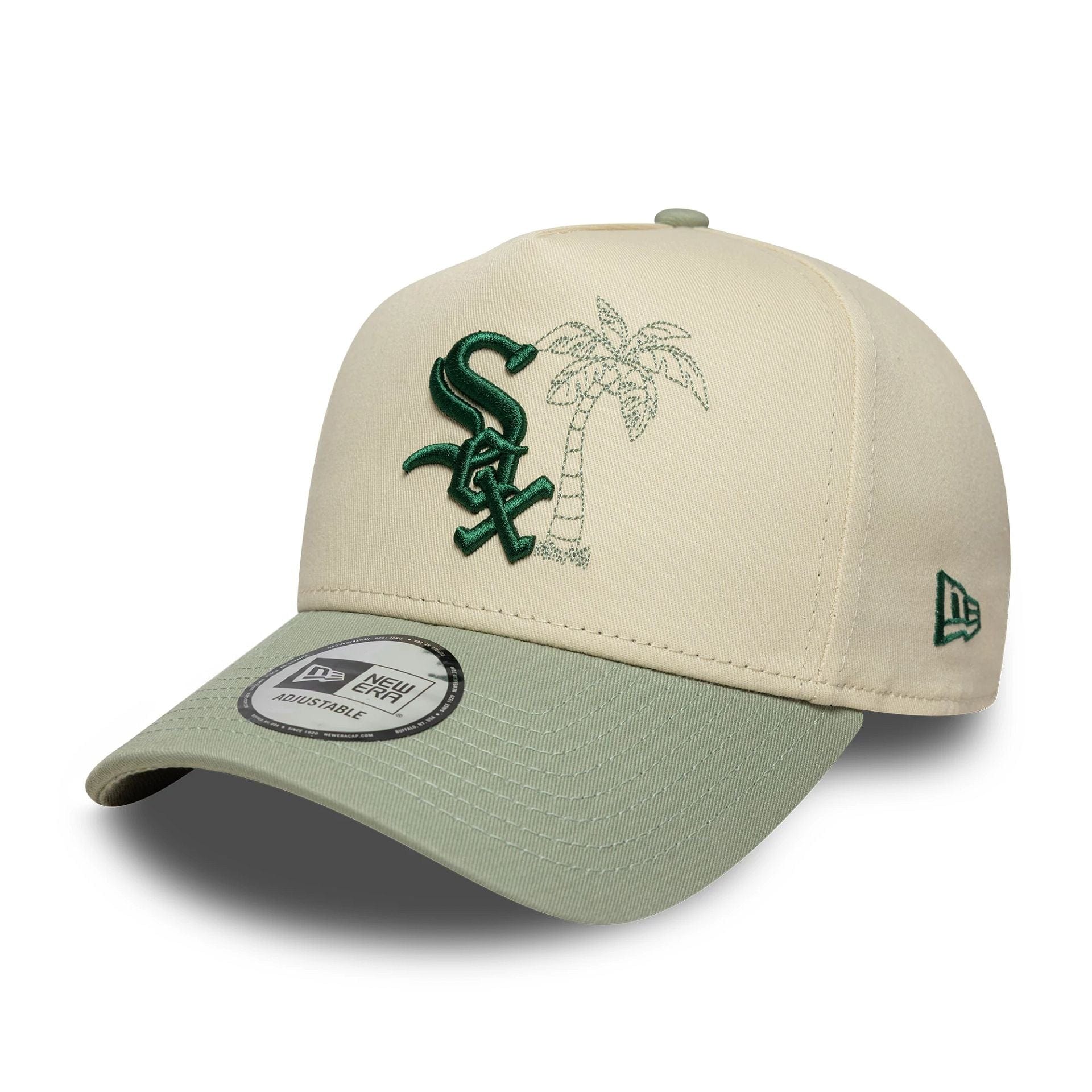 NEW ERA CHICAGO WHITE SOX MLB SUMMER ICON LIGHT BEIGE 9FORTY A-FRAME ADJUSTABLE CAP