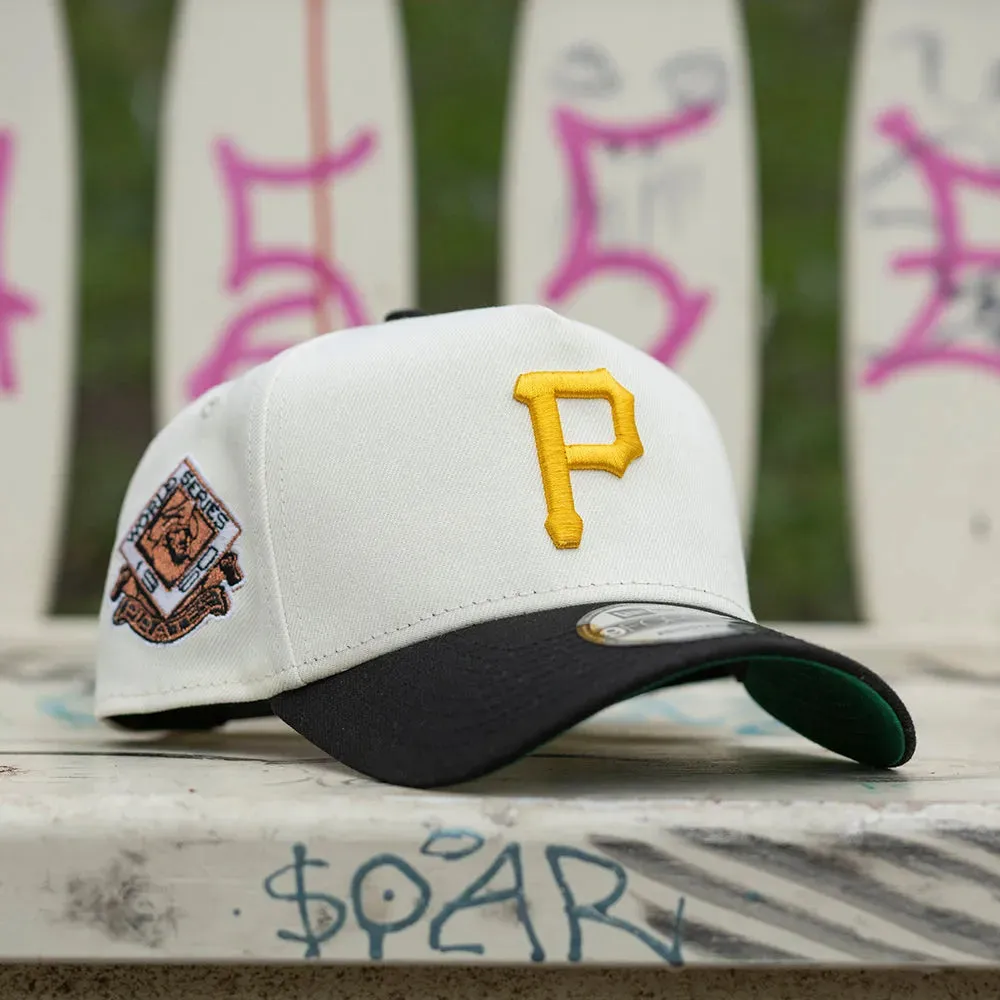 NEW ERA 9FORTY A-FRAME MLB PITTSBURGH PIRATES WORLD SERIES 1960 TWO TONE / KELLY GREEN UV SNAPBACK