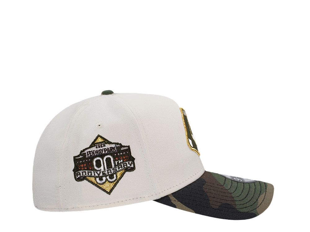 NEW ERA BOSTON RED SOX FENWAY 90TH ANNIVERSARY CHROME CAMO TWO TONE EDITION 9FORTY A FRAME SNAPBACK CAP