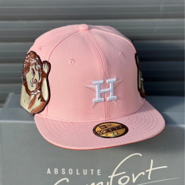 NEW ERA HOUSTON ASTROS ROSAU EMBROIDERED CASUAL BASEBALL CAP