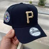 NEW ERA PITTSBURGH PIRATES THREE RIVERS STADIUM BLUE ICE EDITION 9FORTY A FRAME SNAPBACK CAP