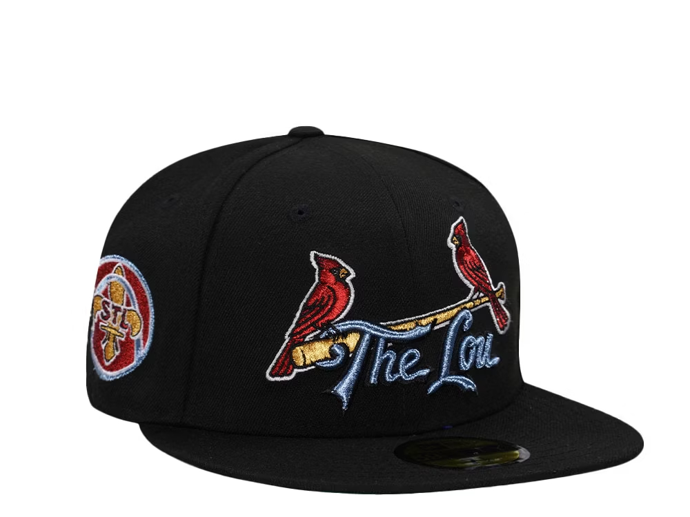NEW ERA ST. LOUIS CARDINALS CITY CONNECT BLACK PRIME EDITION 59FIFTY FITTED CAP