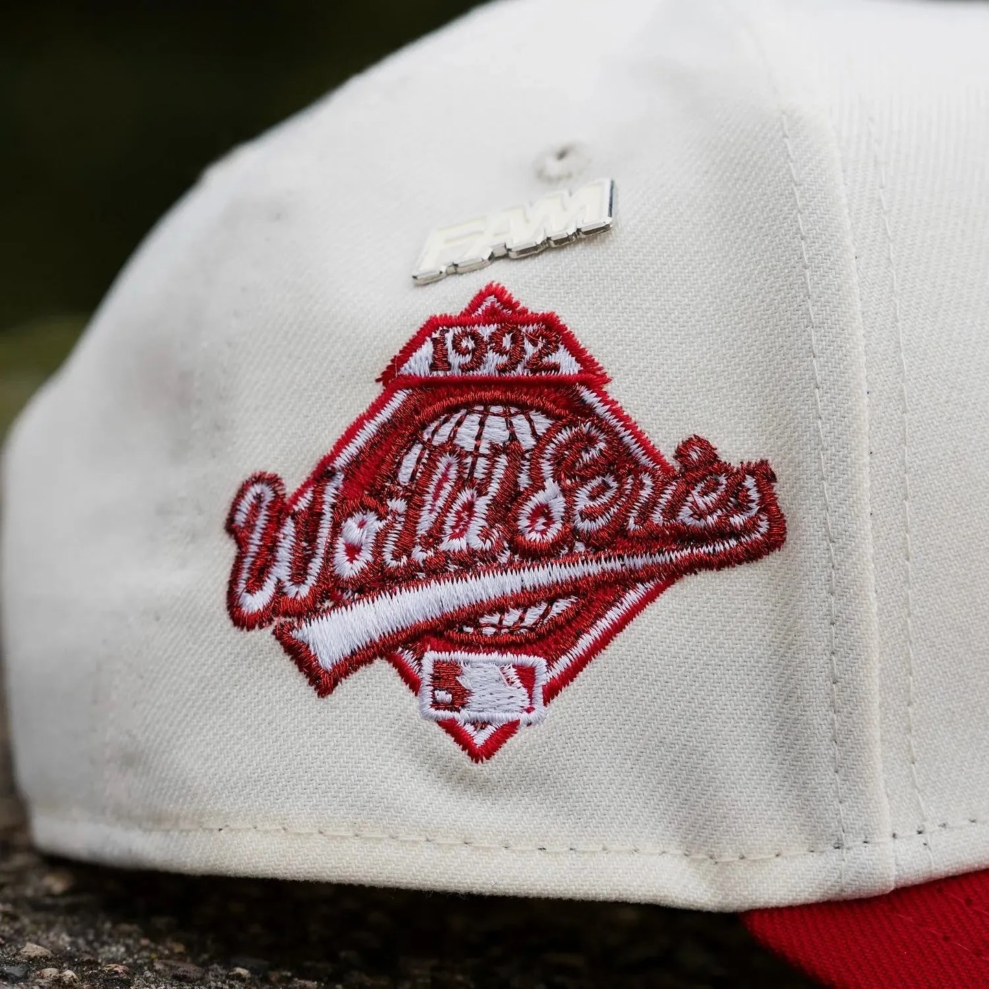 NEW ERA 9FORTY A-FRAME MLB ATLANTA BRAVES 1992 WORLD SERIES BICOLOR/GREY UV BASEBALL CAP