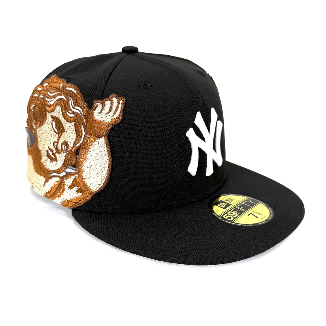 NEW ERA JON STAN HYPE BLACK NEW YORK YANKEES NY EMBROIDERED CASUAL BASEBALL CAP
