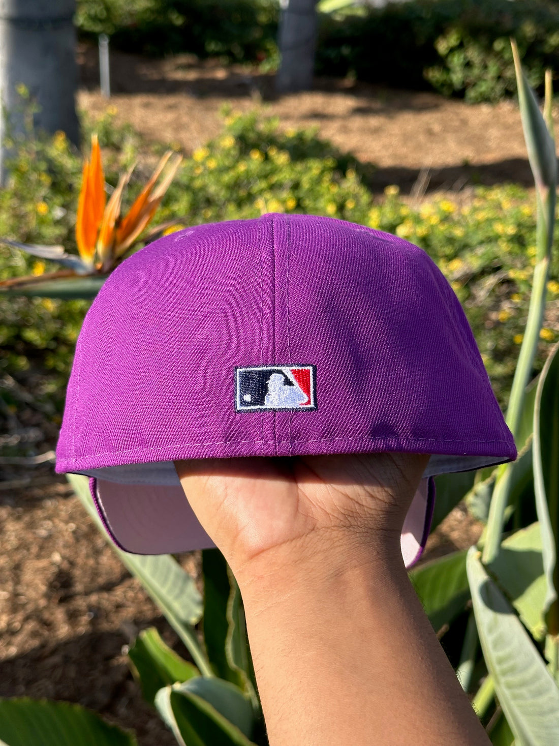 NEW ERA EXCLUSIVE 59FIFTY PURPLE TAMPA BAY RAYS W/ 1998 INAUGURAL SEASON SIDE PATCH