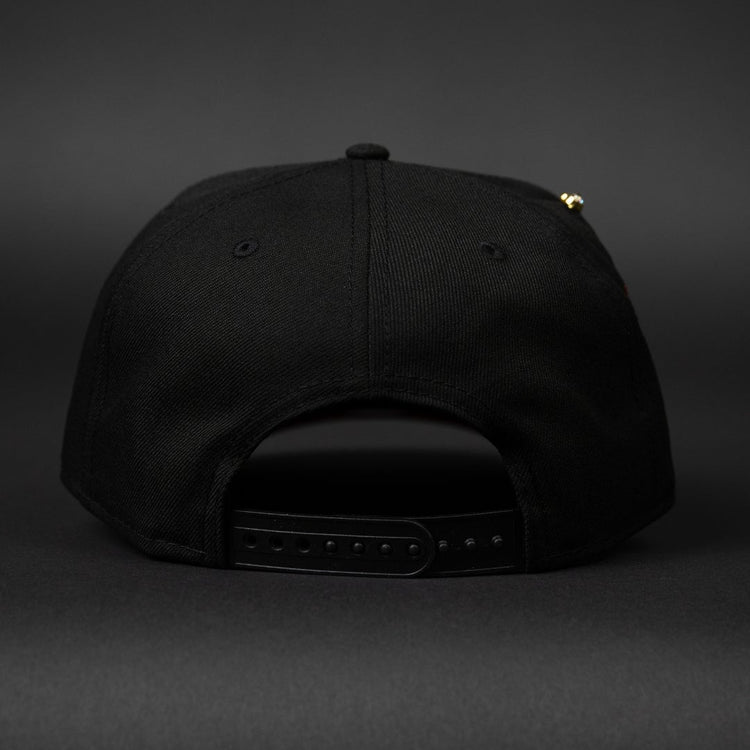 NEW ERA EXCLUSIVE 9FIFTY BLACKED OUT ANAHEIM ANGELS SNAPBACK W/ 2010 ALL STAR GAME SIDE PATCH