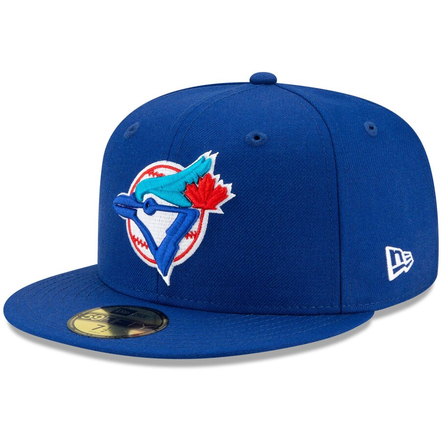 NEW ERA TORONTO BLUE JAYS ROYAL 1993 WORLD SERIES PAISLEY 59FIFTY EMBROIDERED CASUAL BASEBALL CAP