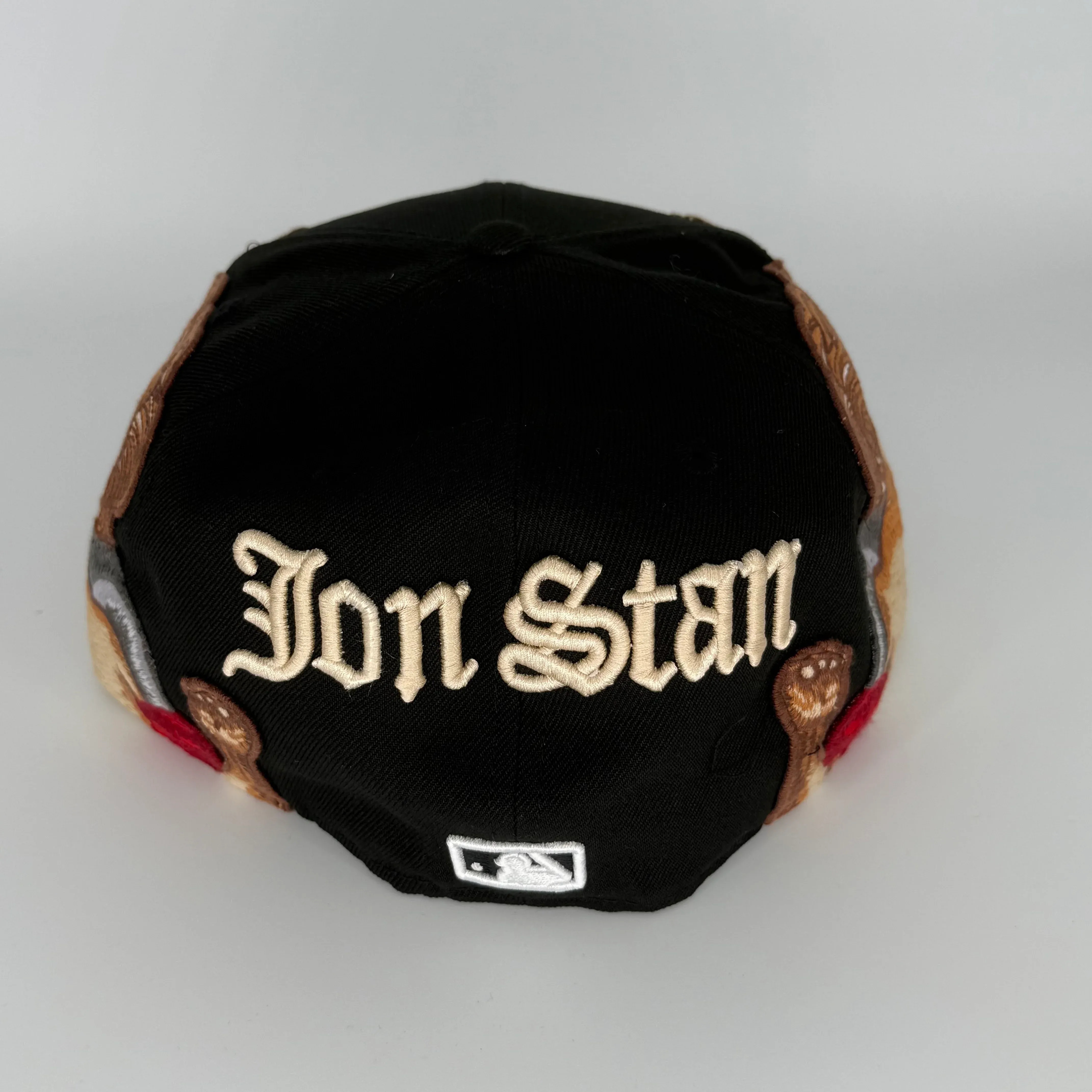 NEW ERA BLACK NEW YORK NY YANKEES SNAPBACK JON STAN HYPE 59 FITTED HAT RARE EXCLUSIVE