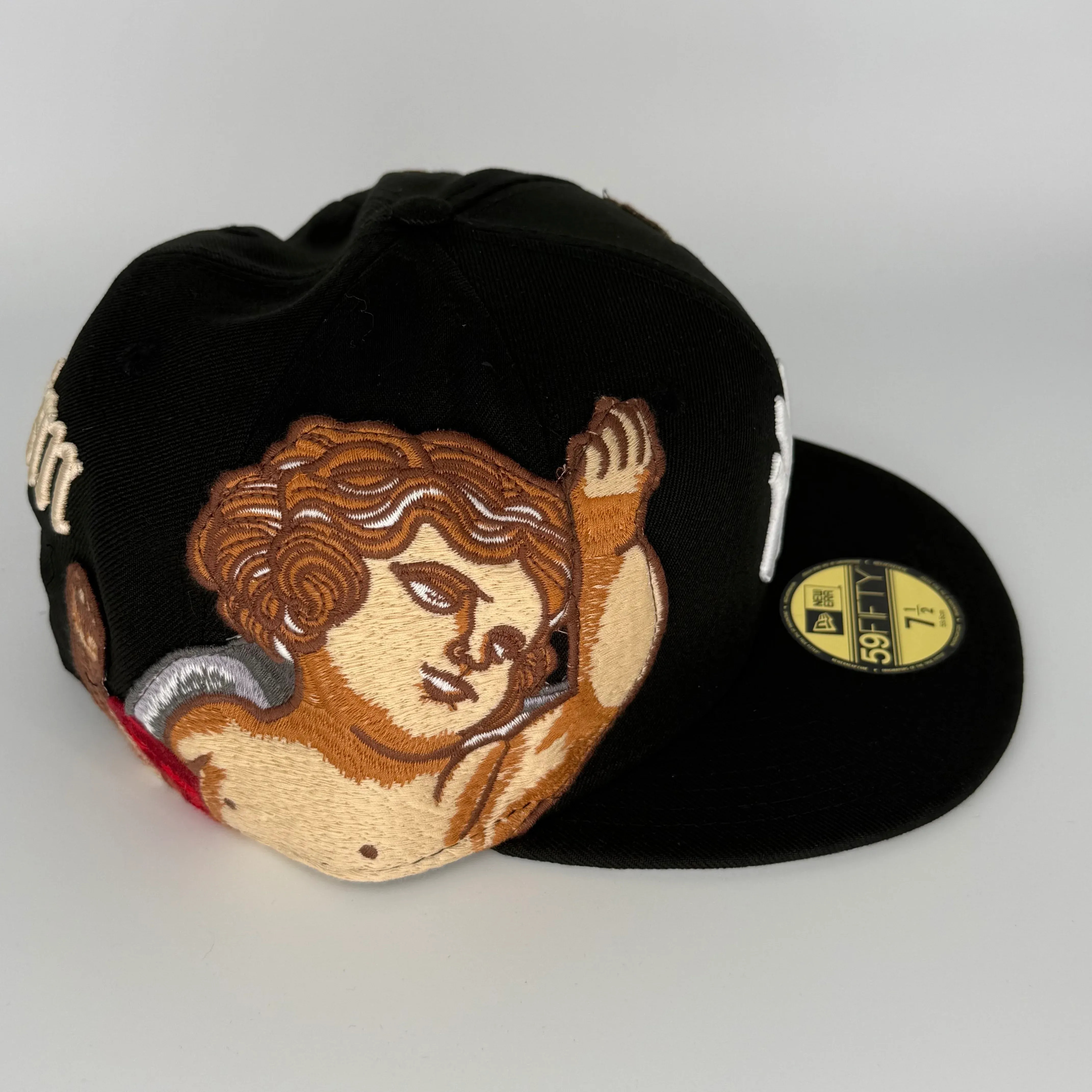 NEW ERA BLACK NEW YORK NY YANKEES SNAPBACK JON STAN HYPE 59 FITTED HAT RARE EXCLUSIVE