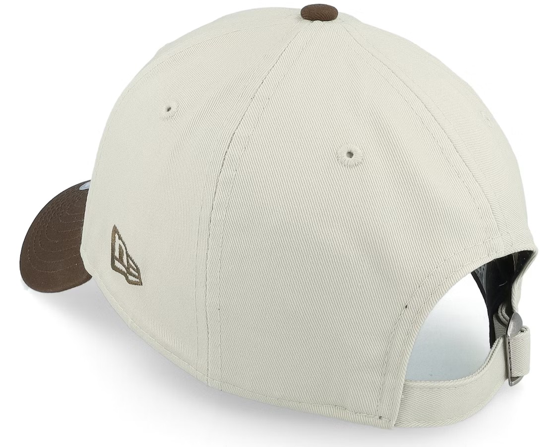 NEW ERA LOS ANGELES DODGERS CONTRAST WORLD SERIES PATCH 9FORTY STONE/BROWN ADJUSTABLE